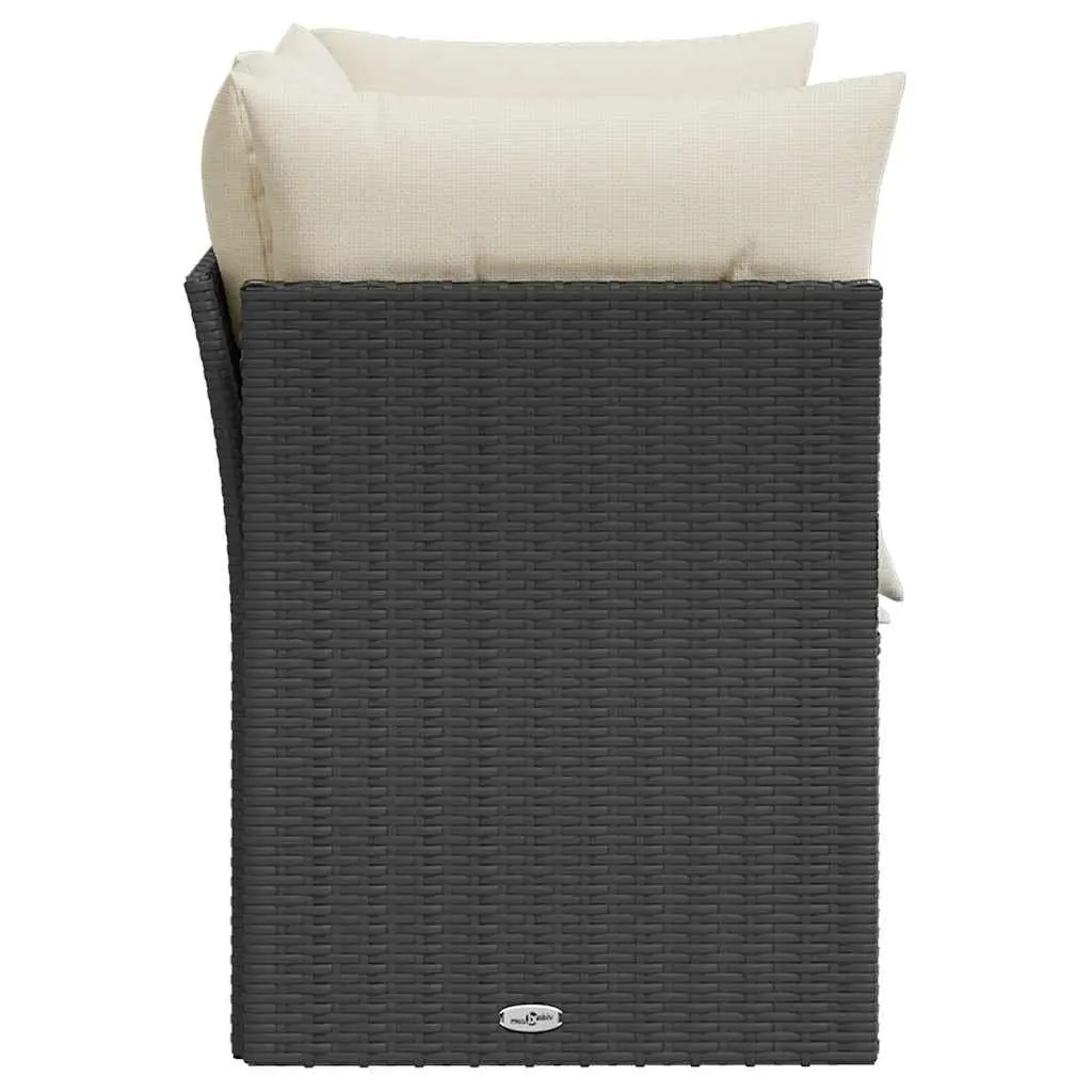 2-Seater Garden Sofa with Storage