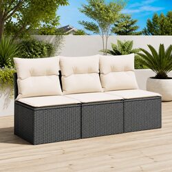 3-Seater Garden Sofa: Dimensions and Materials Listed