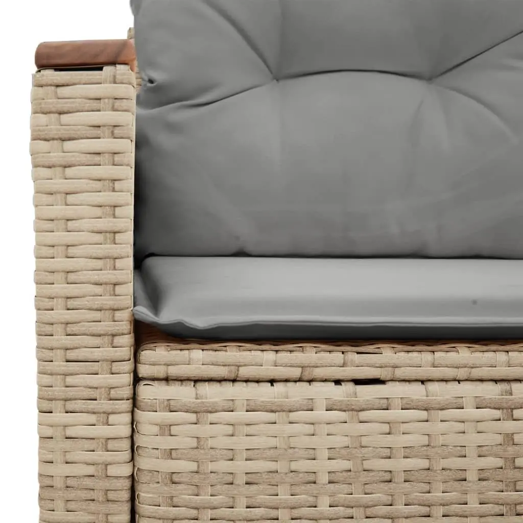 2-Seater Garden Sofa with Cushions