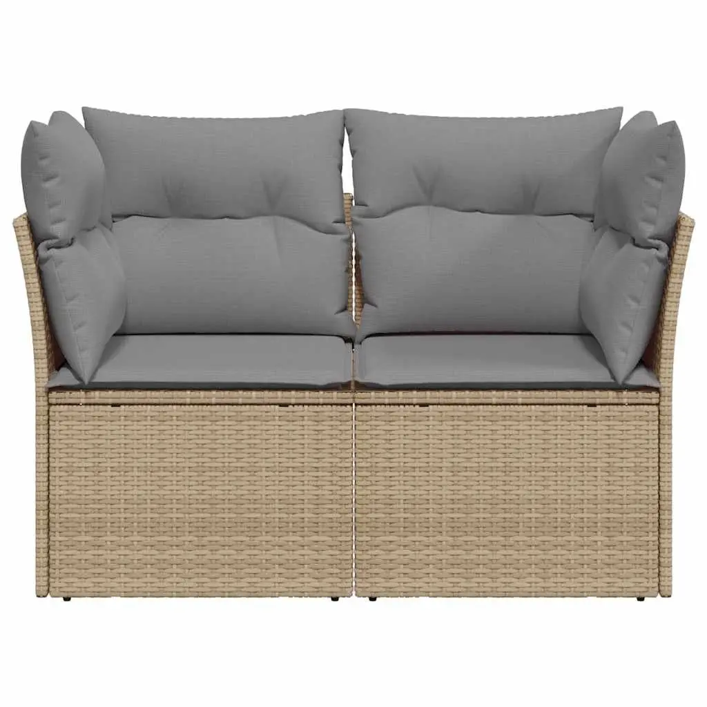 2-Seater Garden Sofa with Storage