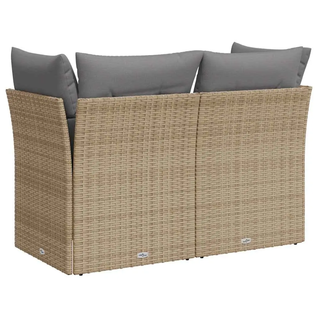 2-Seater Garden Sofa with Storage