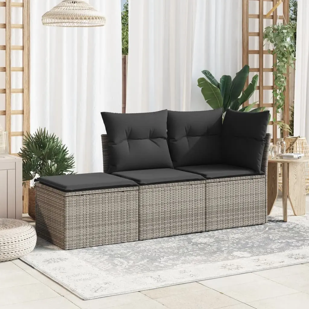 Garden Stool Outdoor Use Grey 55x55x37cm