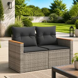 Specifications of 2-Seater Outdoor Sofa with Cushions