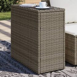 Grey Outdoor Garden Side Table Specifications