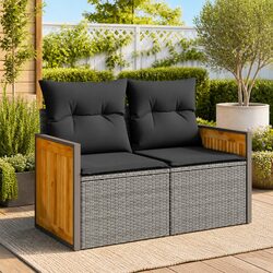 Specifications of 2-Seater Garden Sofa with Cushions