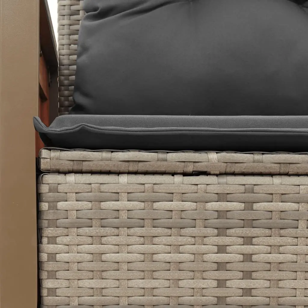 2-Seater Garden Sofa with Cushions