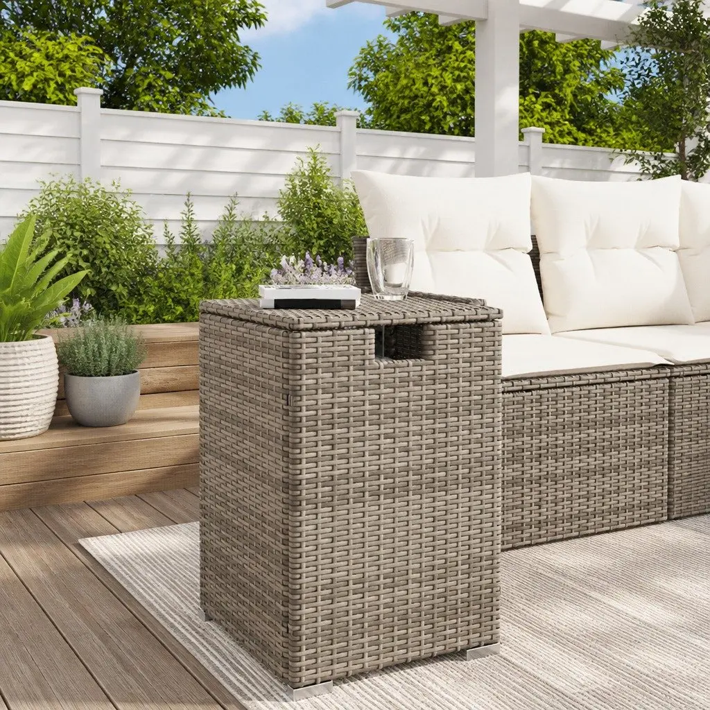 Propane Tank Cover Table Outdoor Furniture Grey 40x40x60 cm