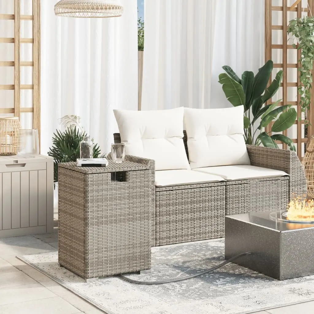 Propane Tank Cover Table Outdoor Furniture Grey 40x40x60 cm