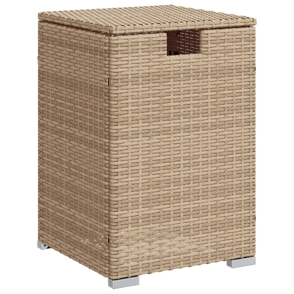 Beige Propane Tank Cover Side Table