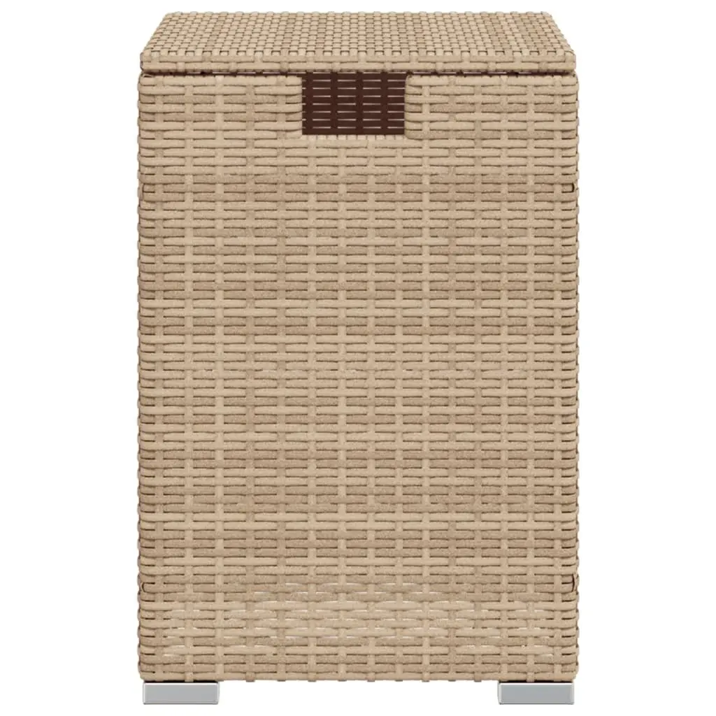 Beige Propane Tank Cover Side Table