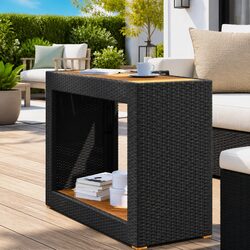 Garden Side Table Dimensions and Materials Overview
