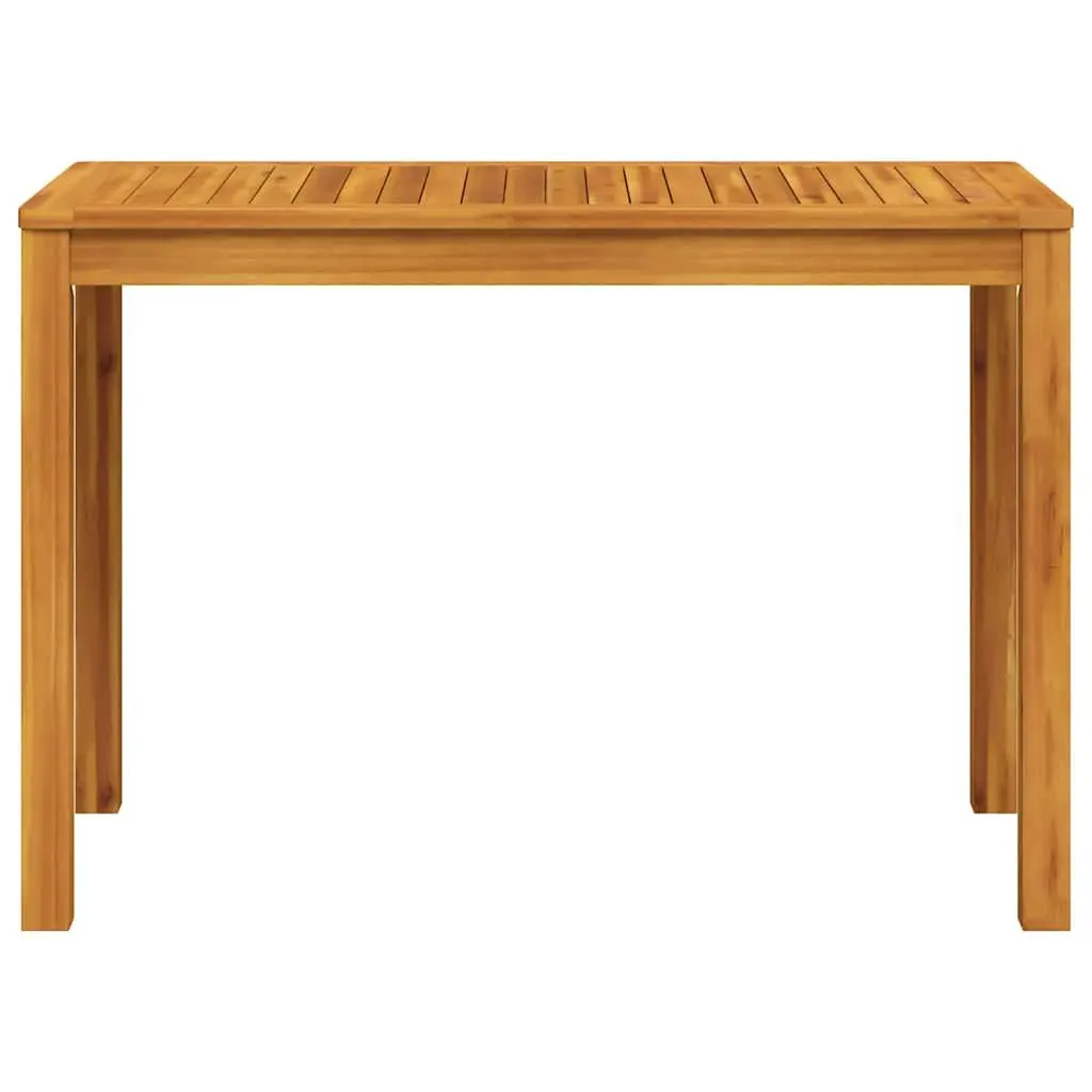 Acacia Wood Garden Dining Table 110x55x75cm Outdoor Patio Furniture Brown