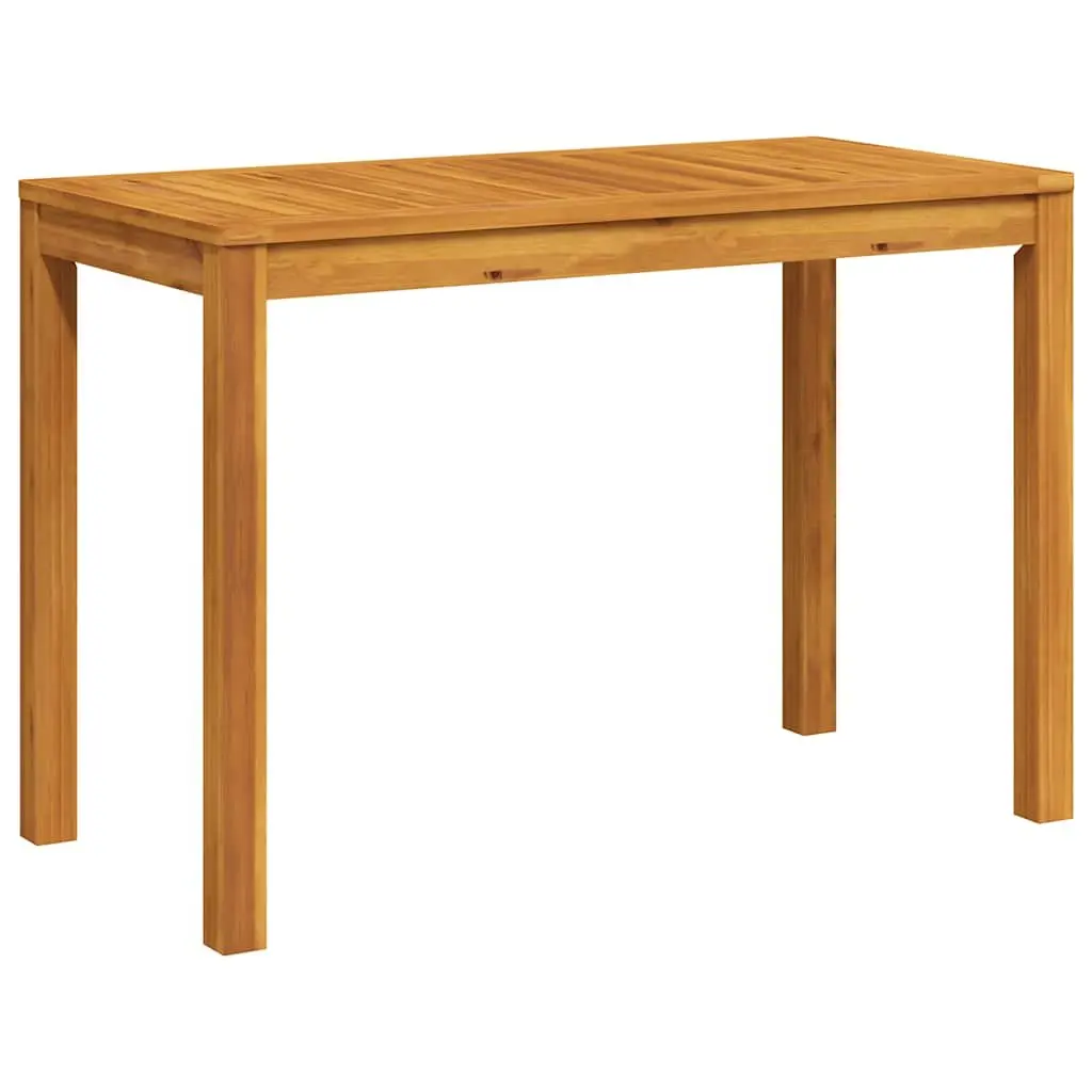 Acacia Wood Garden Dining Table 110x55x75cm Outdoor Patio Furniture Brown