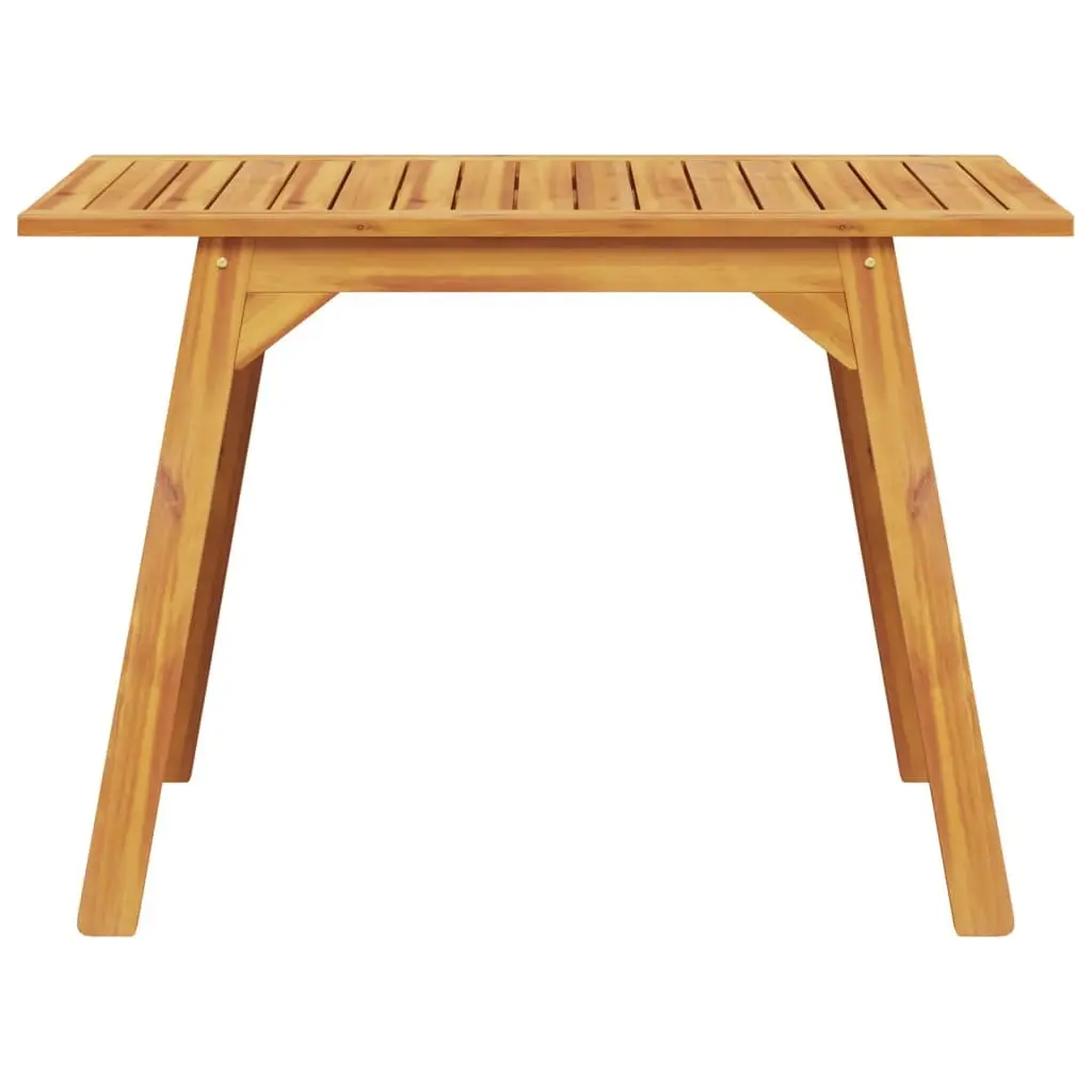 Outdoor Dining Table 110x56x75cm Garden Patio Furniture Solid Wood Acacia Brown