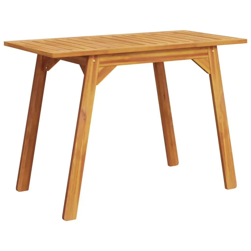 Outdoor Dining Table 110x56x75cm Garden Patio Furniture Solid Wood Acacia Brown