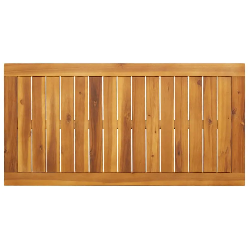 Outdoor Dining Table 110x56x75cm Garden Patio Furniture Solid Wood Acacia Brown