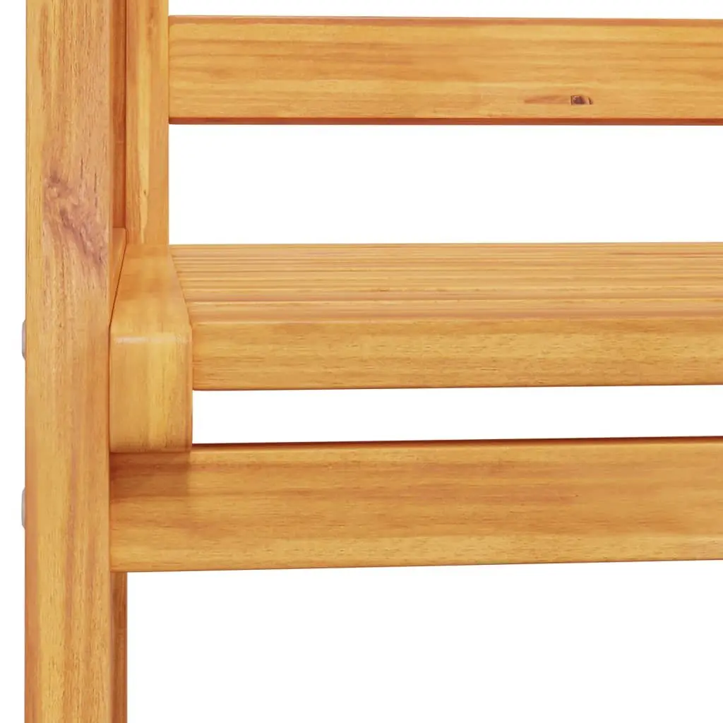 Garden Sofa Bench Outdoor Seating 120cm Wooden Patio Lounge Chair Armrest