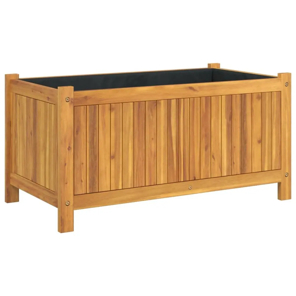 Wooden Garden Planter Box Outdoor 80x42x40 cm Solid Wood