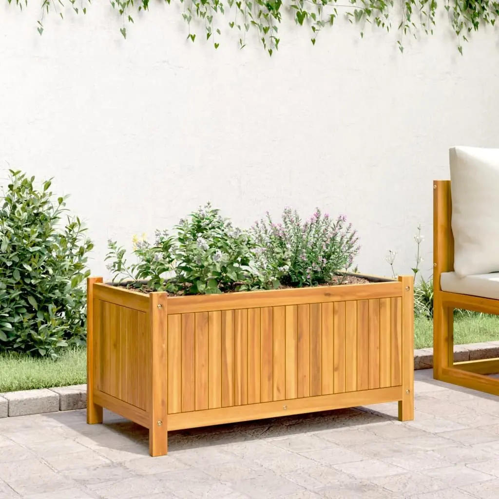 Wooden Garden Planter Box Outdoor 80x42x40 cm Solid Wood
