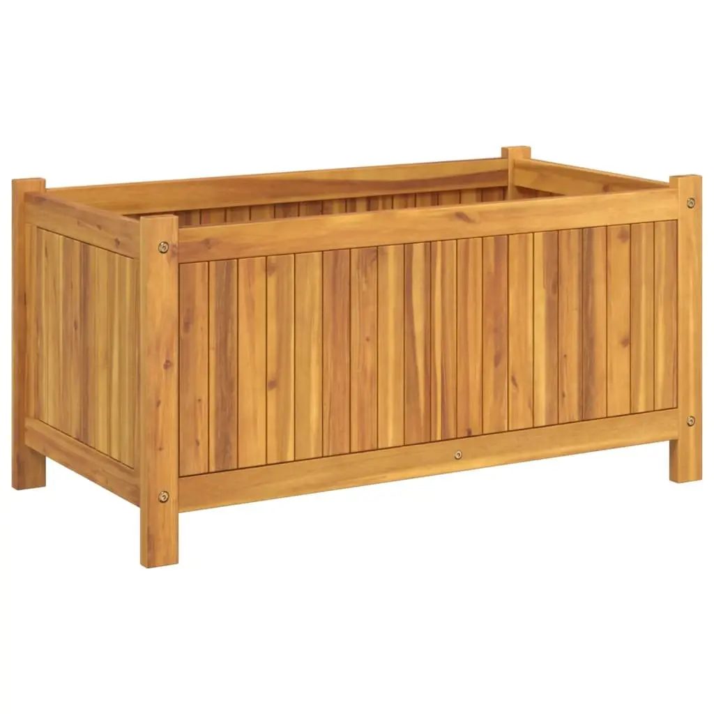 Wooden Garden Planter Box Outdoor 80x42x40 cm Solid Wood