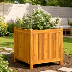 Specifications of Brown Acacia Garden Planter Box 50 cm