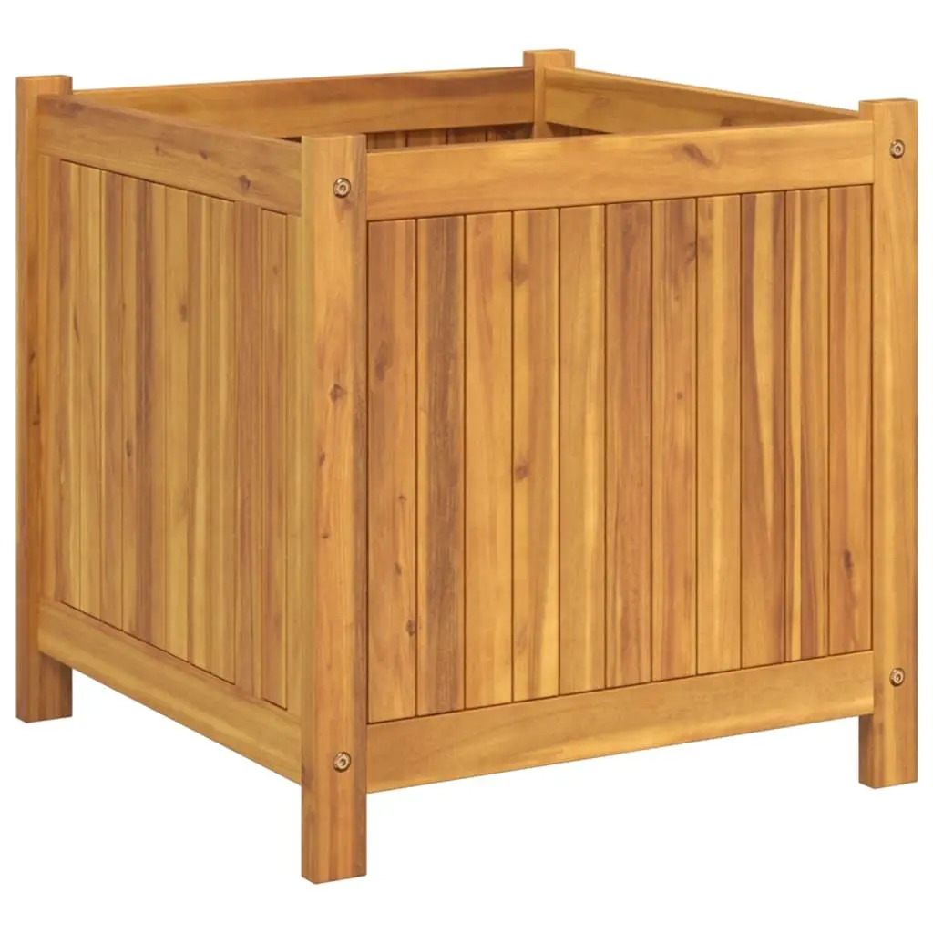 Brown Acacia Garden Planter Box 50 cm