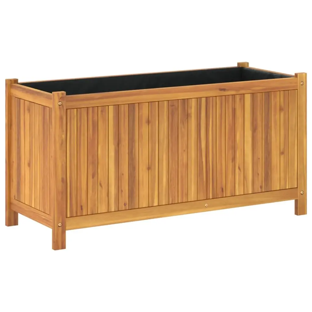 Wooden Garden Planter Box Outdoor Patio Balcony 99.5 x 38 x 50 cm