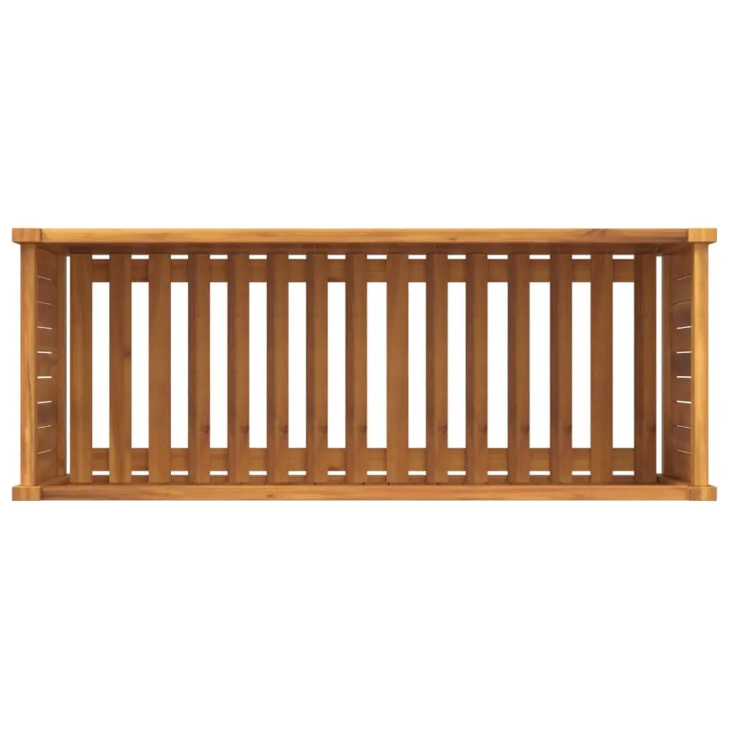 Wooden Garden Planter Box Outdoor Patio Balcony 99.5 x 38 x 50 cm