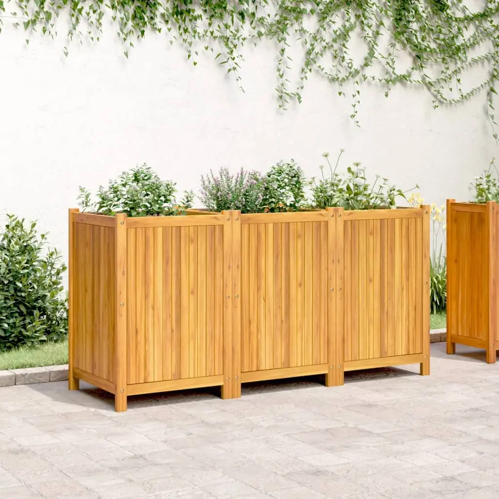 Wooden Garden Planter Box Outdoor Patio 150x50x75 cm