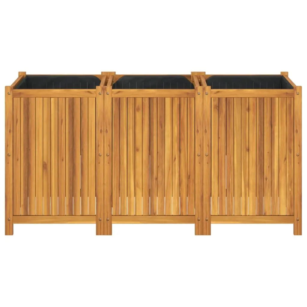 Wooden Garden Planter Box Outdoor Patio 150x50x75 cm