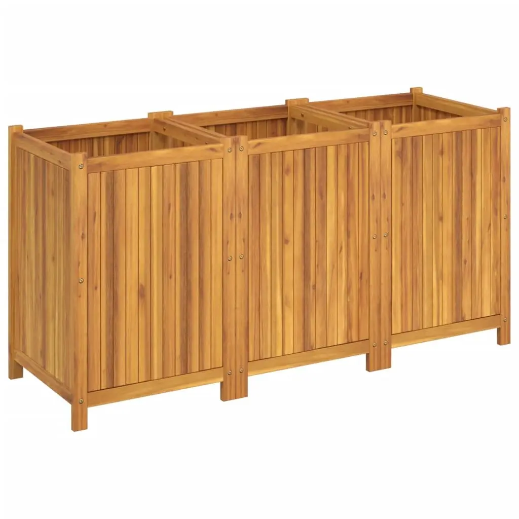 Wooden Garden Planter Box Outdoor Patio 150x50x75 cm