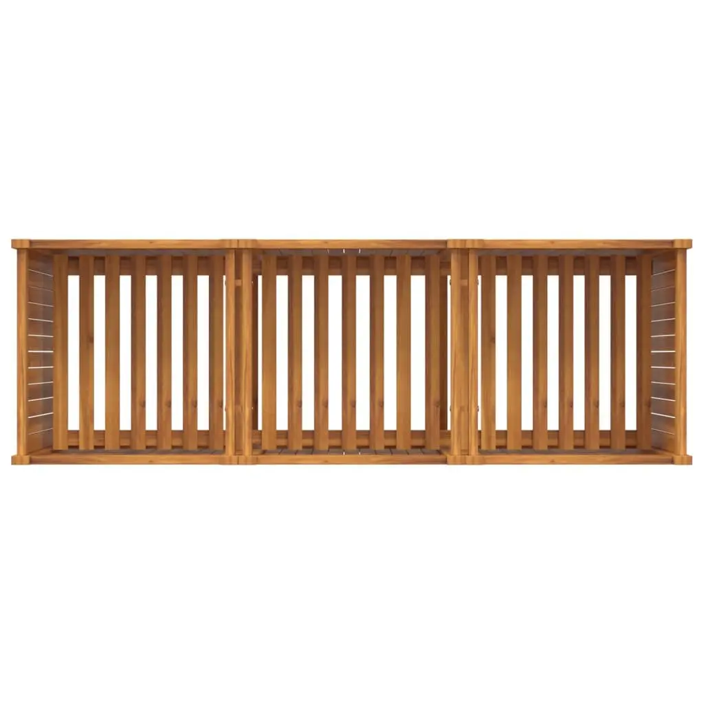 Wooden Garden Planter Box Outdoor Patio 150x50x75 cm