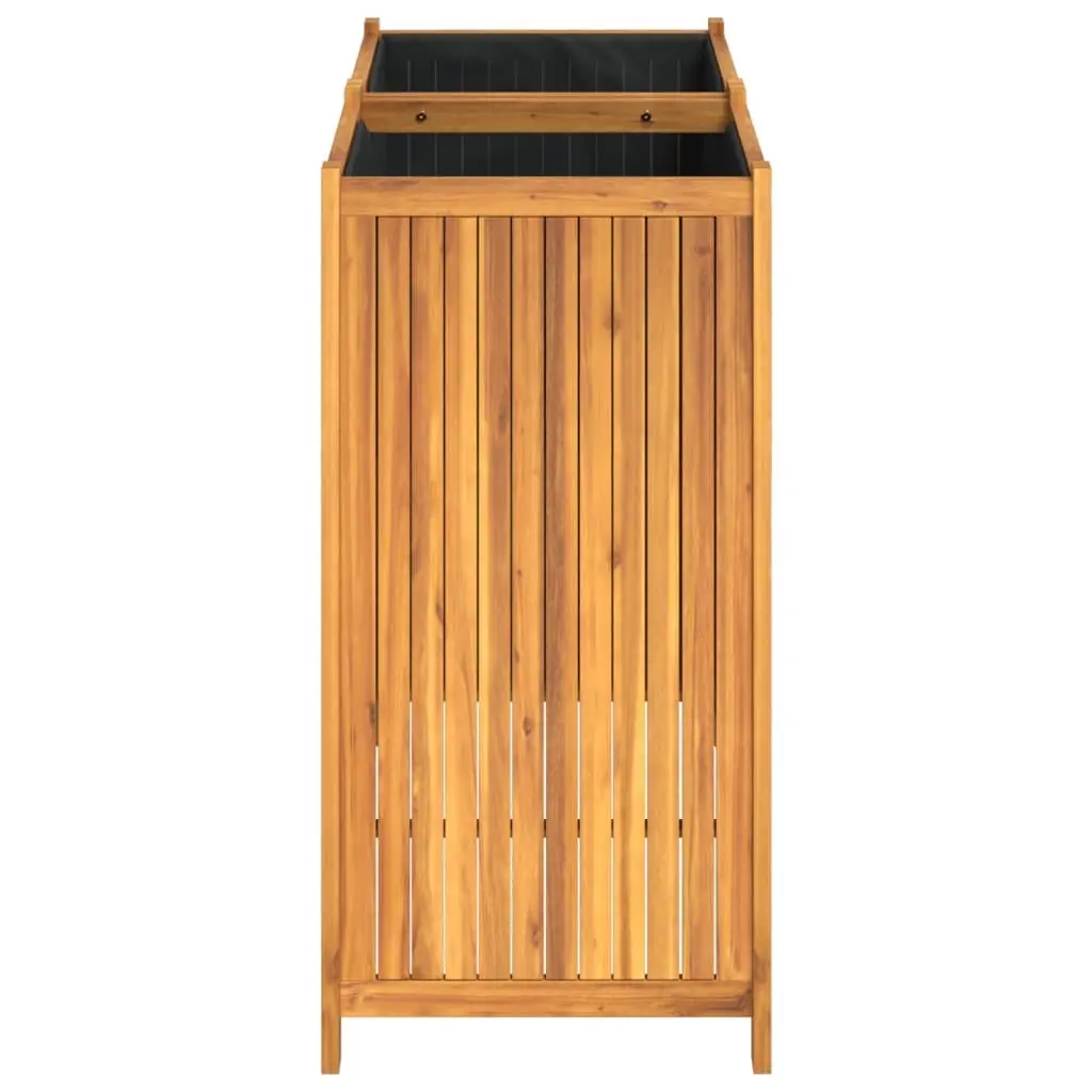 Garden Planter Box Raised Bed Wooden Acacia Brown Outdoor Patio Balcony Decor