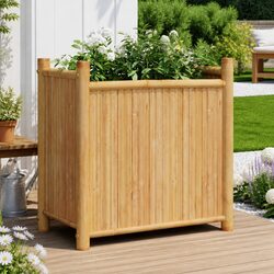 Bamboo Planter Box Specifications: 50x30x50 cm