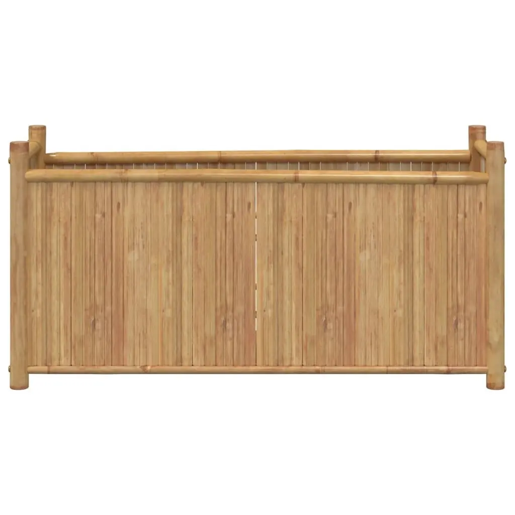 Bamboo Planter Box 100x30x50cm Garden Raised Bed Outdoor Flowers Vegetables