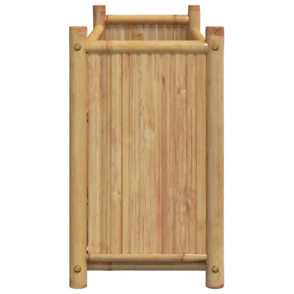 Bamboo Planter Box 100x30x50cm Garden Raised Bed Outdoor Flowers Vegetables