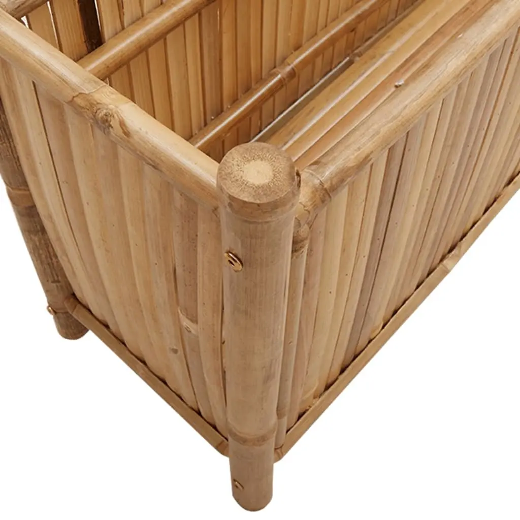Bamboo Planter Box 100x30x50cm Garden Raised Bed Outdoor Flowers Vegetables