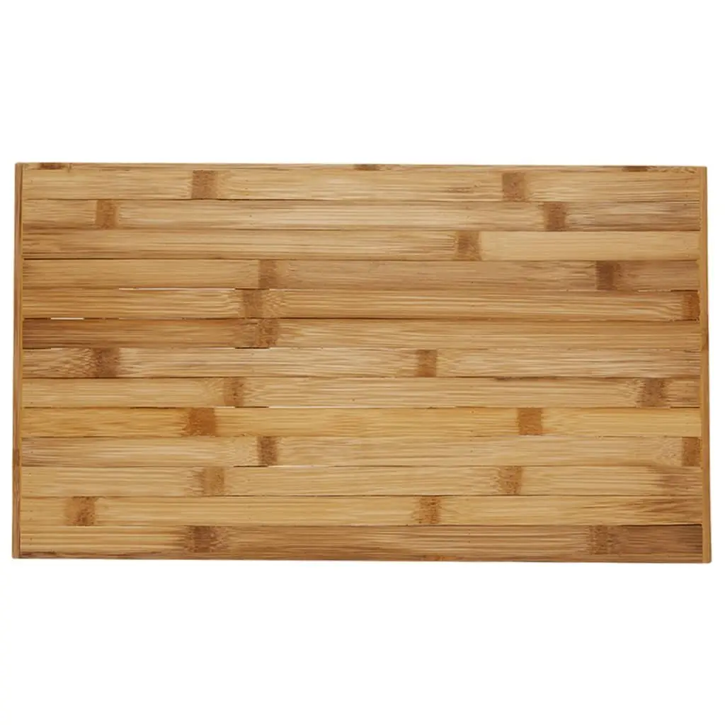 Coffee Table 70x40x35 cm Bamboo Brown Slat Design Indoor Outdoor Accent