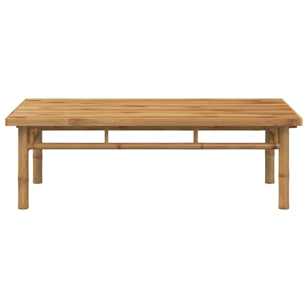 Coffee Table 110x55x35 cm Bamboo Brown Accent Side Table Living Room Furniture
