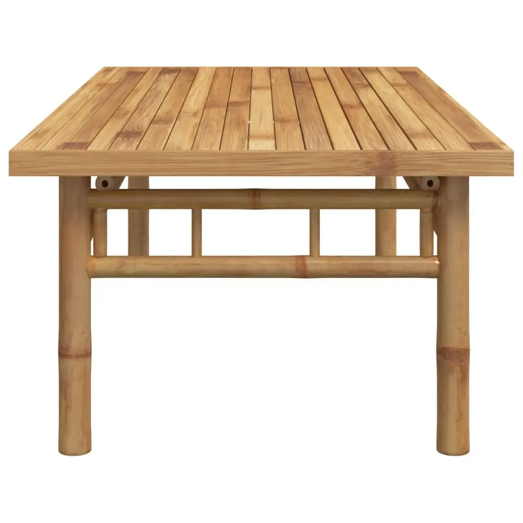 Coffee Table 110x55x35 cm Bamboo Brown Accent Side Table Living Room Furniture