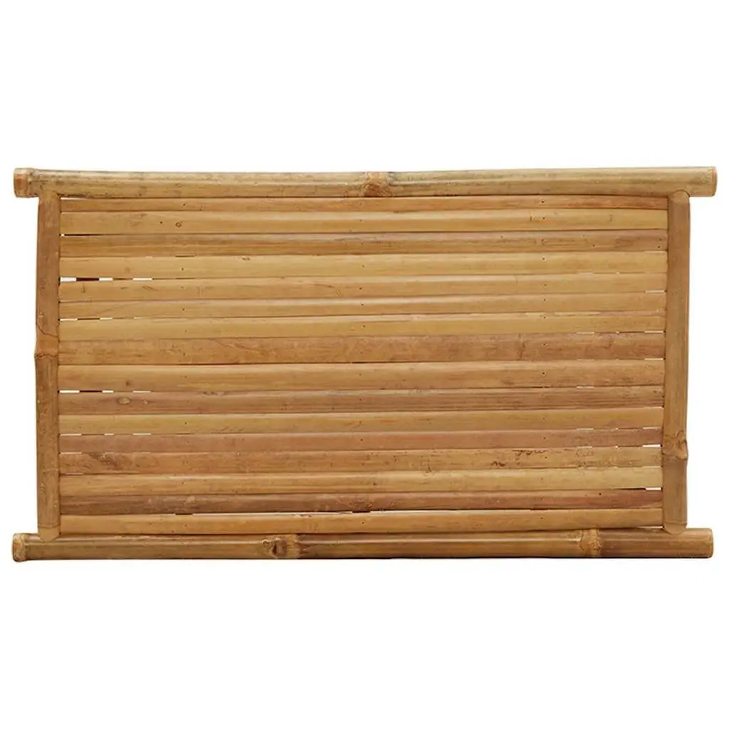 Coffee Table Living Room 70x40x35 cm Brown Bamboo Accent Side Table Storage