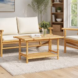 Coffee Table Dimensions 90x50x45 cm - Bamboo Material