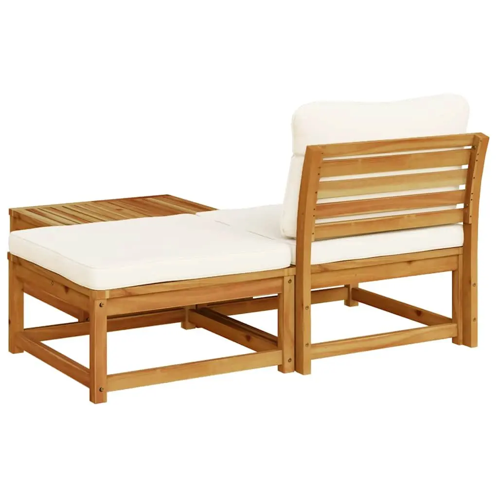 Outdoor Sectional Sofa Set Garden Lounge 3 Piece Brown