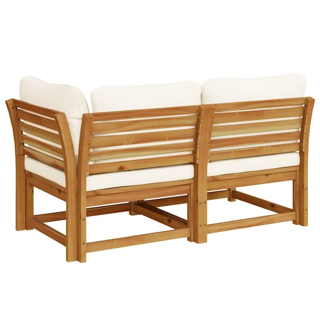 Outdoor Sectional Sofa Set Garden Lounge Furniture 2 Piece Brown