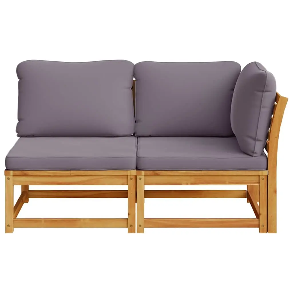 Outdoor Sectional Sofa Lounge Set Garden Patio Furniture 2 Piece