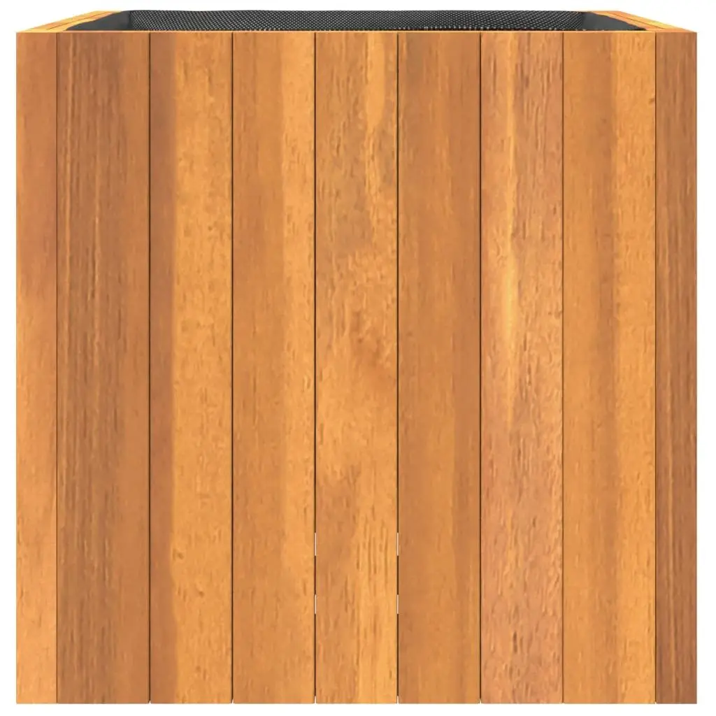 Garden Planter Box 35x35x35 cm Solid Wood Flower Pot Indoor Outdoor Decor