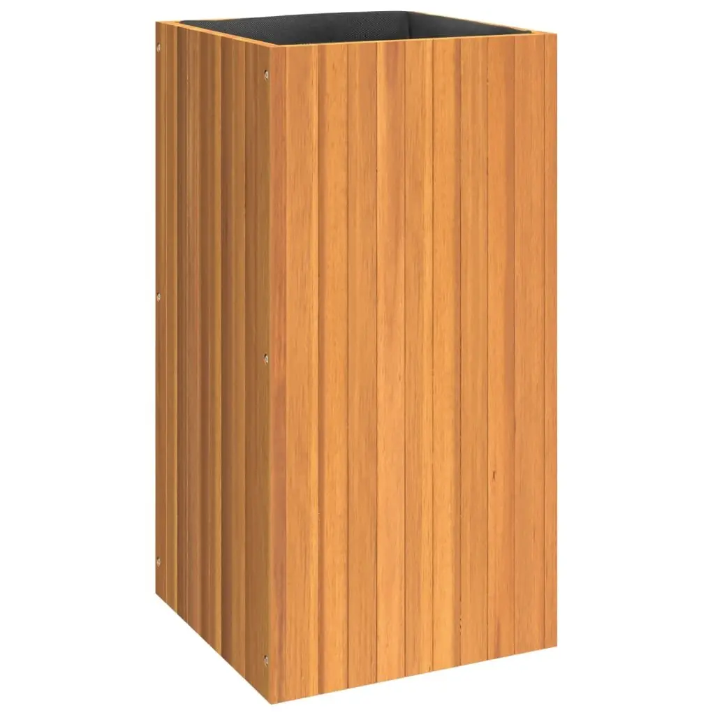 Garden Planter Box 45x45x90cm Solid Wood Acacia Flower Plant Pot Indoor Outdoor