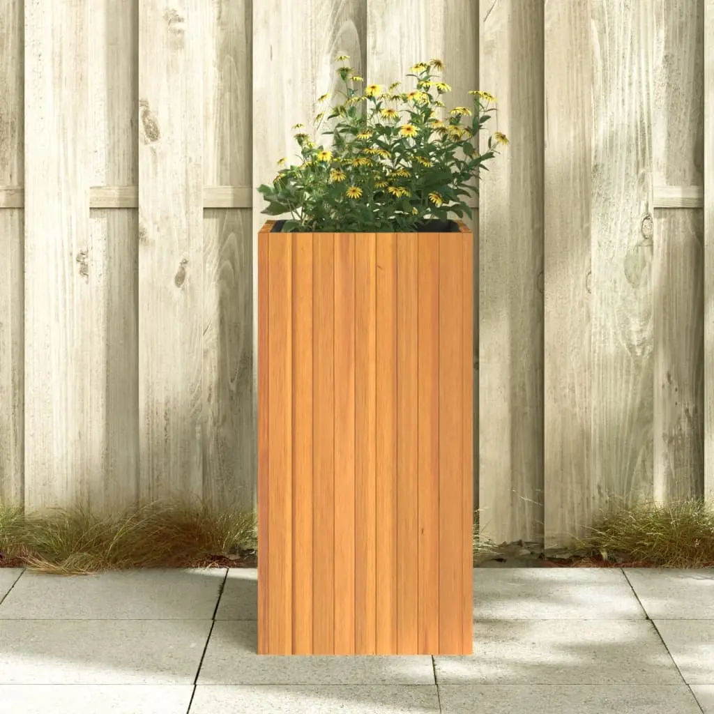Garden Planter Box 45x45x90cm Solid Wood Acacia Flower Plant Pot Indoor Outdoor