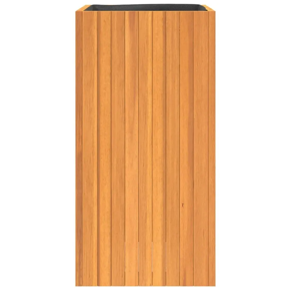 Garden Planter Box 45x45x90cm Solid Wood Acacia Flower Plant Pot Indoor Outdoor