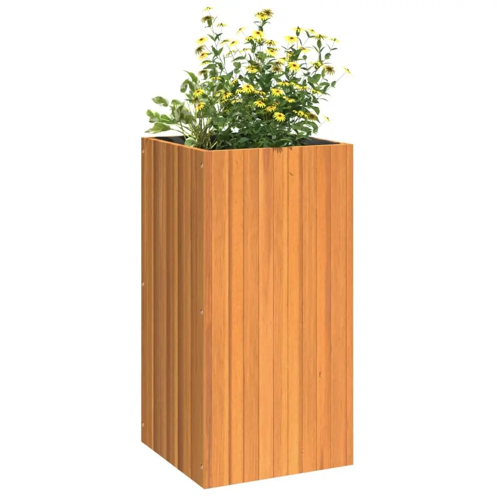 Garden Planter Box 45x45x90cm Solid Wood Acacia Flower Plant Pot Indoor Outdoor